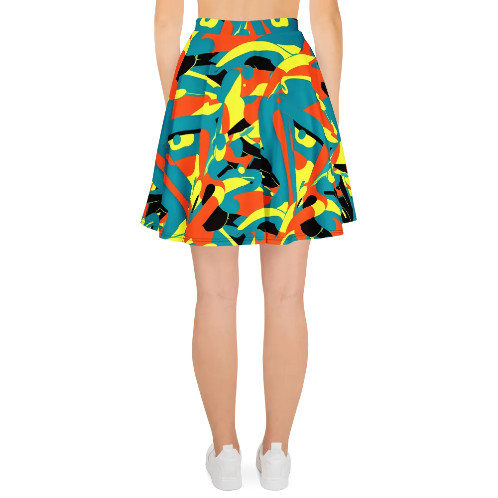 Gerace Jive on Skater Skirt — Back