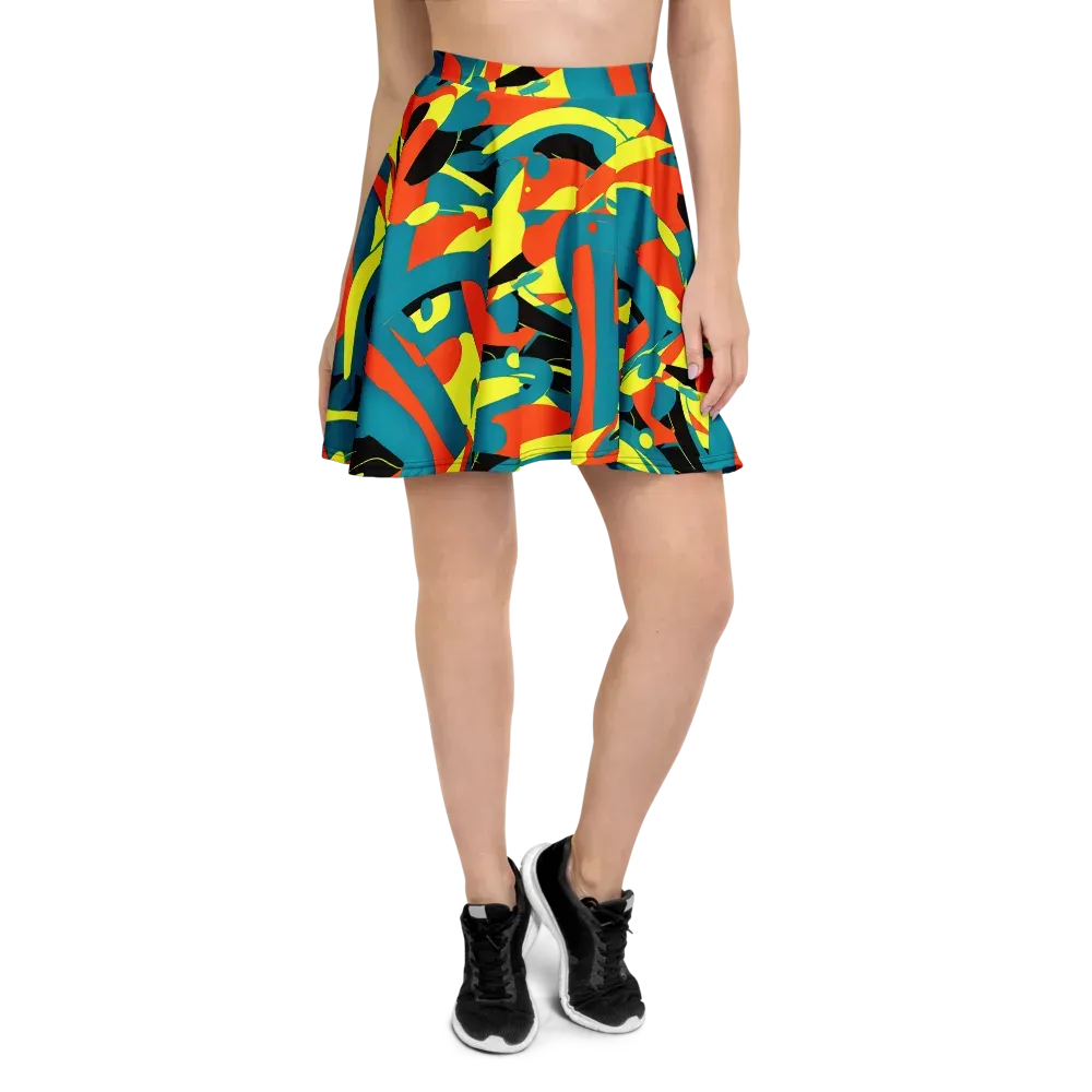 Gerace Jive on Skater Skirt — Front