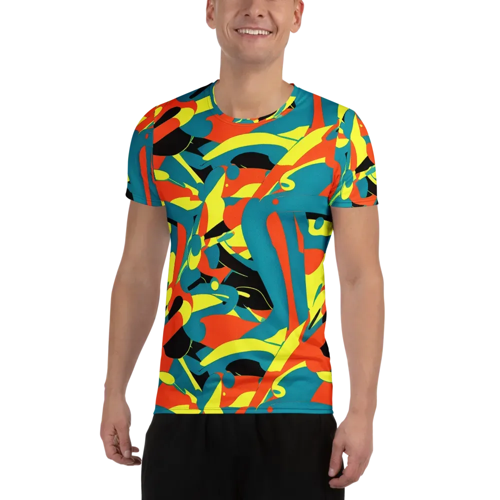 Gerace Jive on Men's Athletic T-Shirt — Front