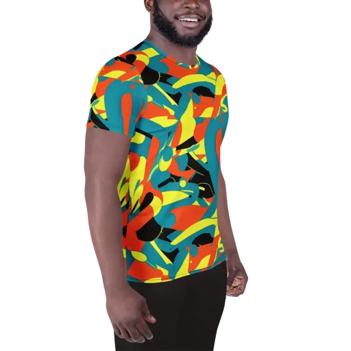 Gerace Jive on a Men's Athletic T-Shirt