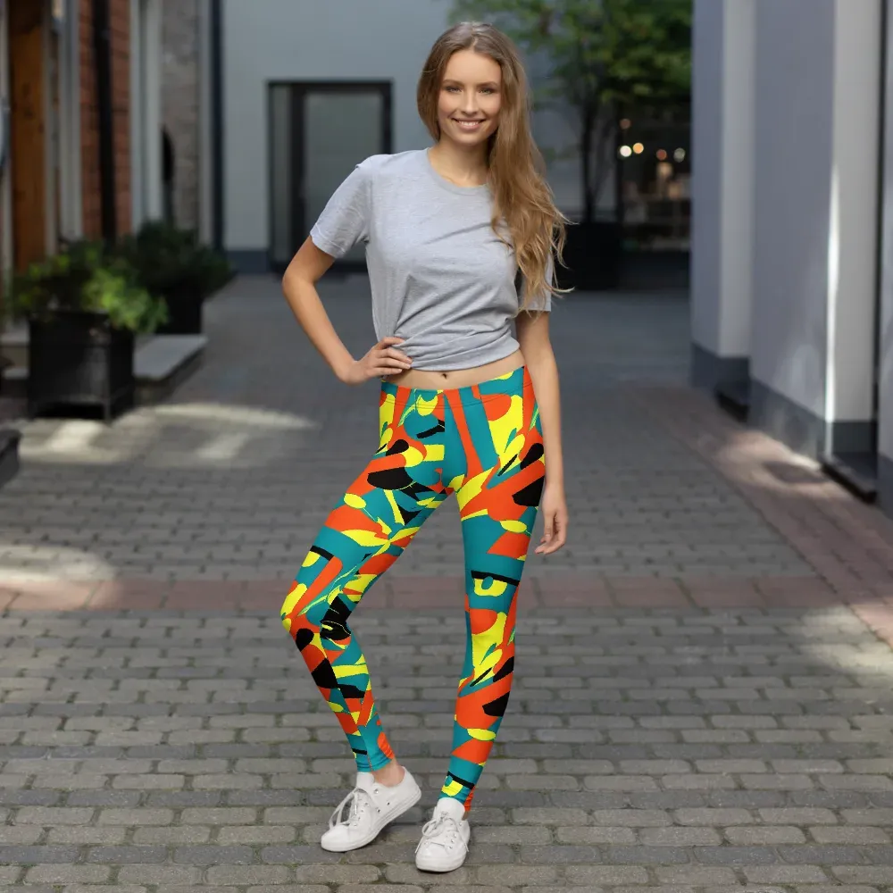 Gerace Jive on Leggings — Front