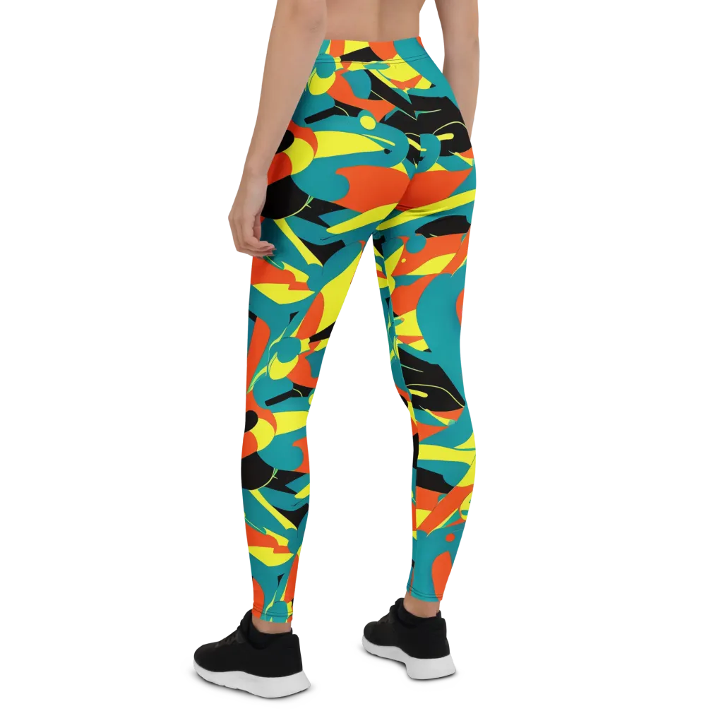 Gerace Jive on Leggings — Back