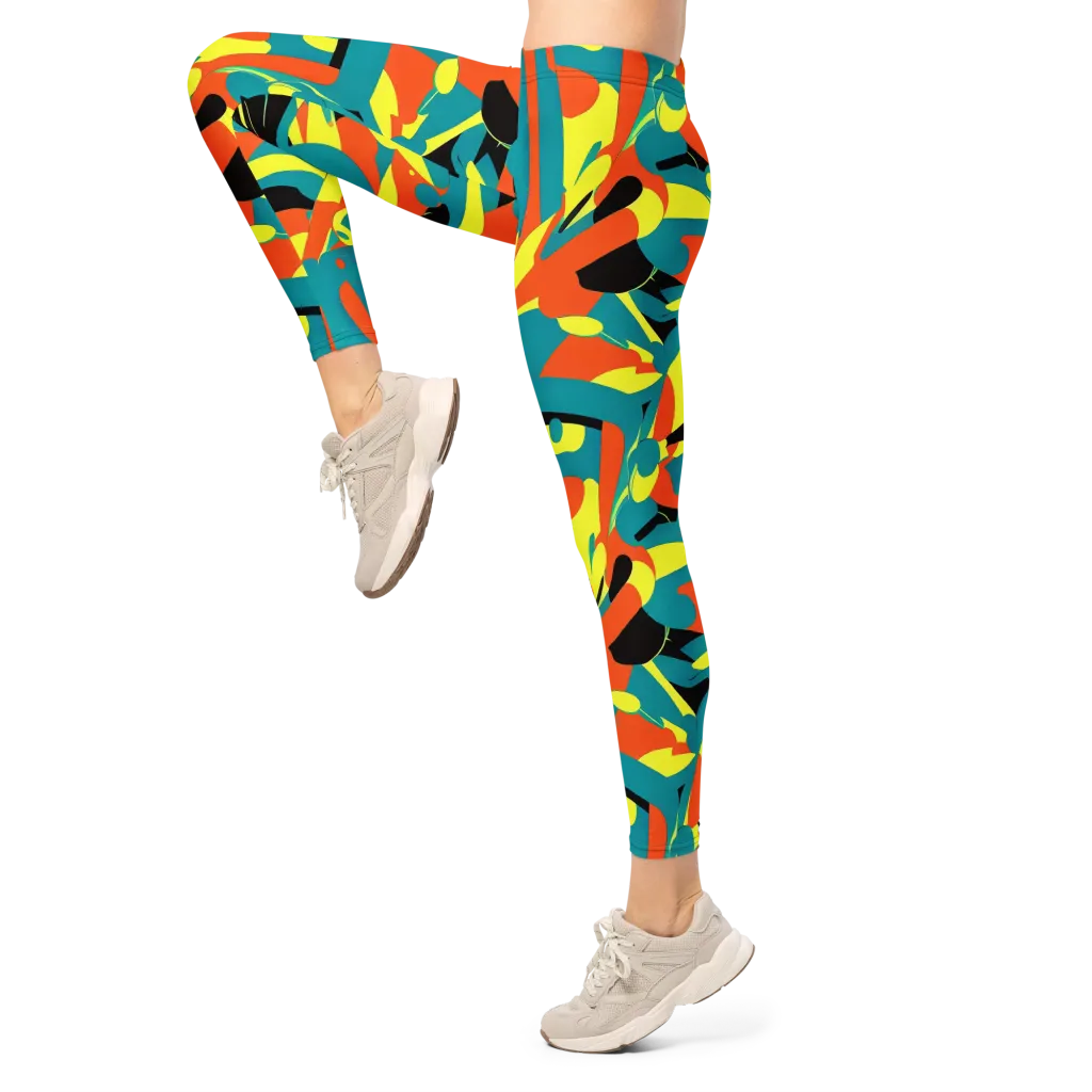 Gerace Jive on Leggings — Left