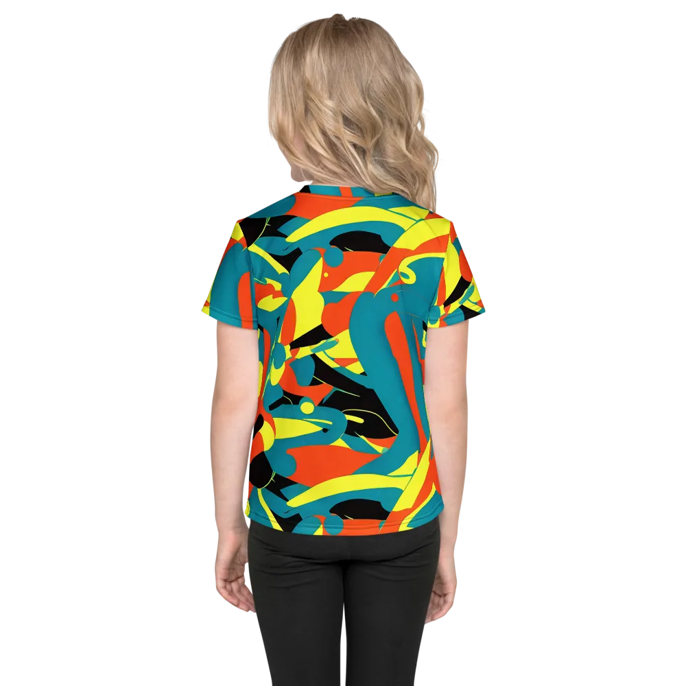 Gerace Jive on Kids Crew Neck T-Shirt — Back