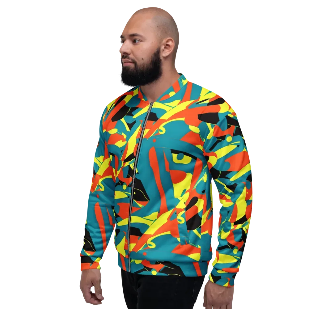 Gerace Jive on Bomber Jacket — Left