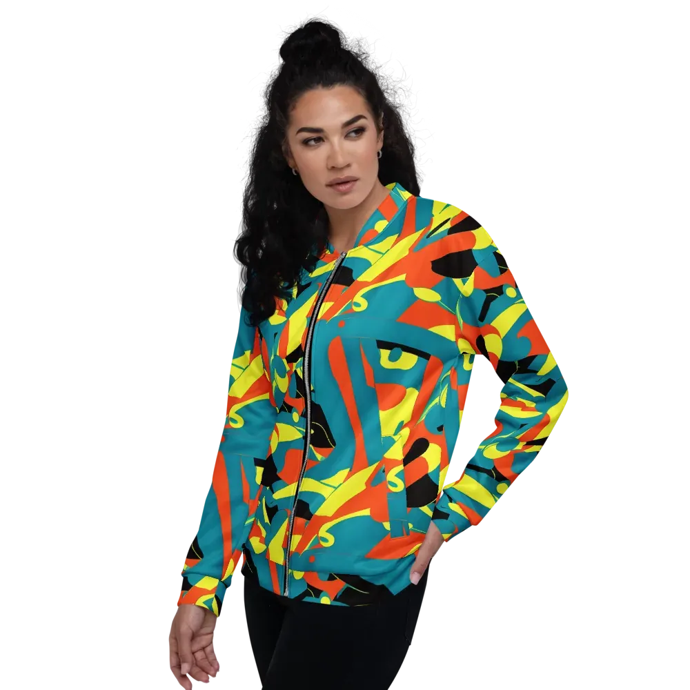Gerace Jive on Bomber Jacket — Left