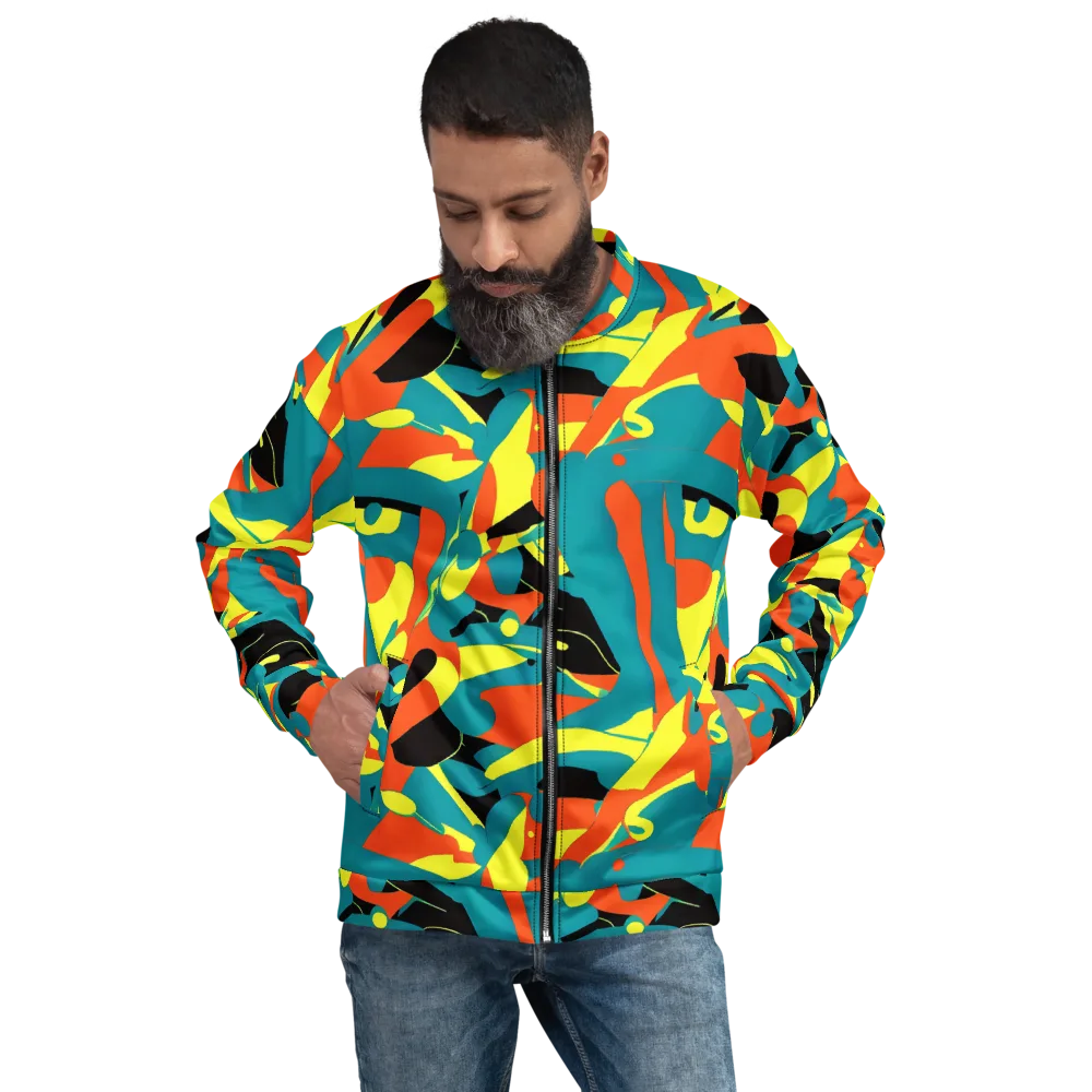 Gerace Jive on Bomber Jacket — Front