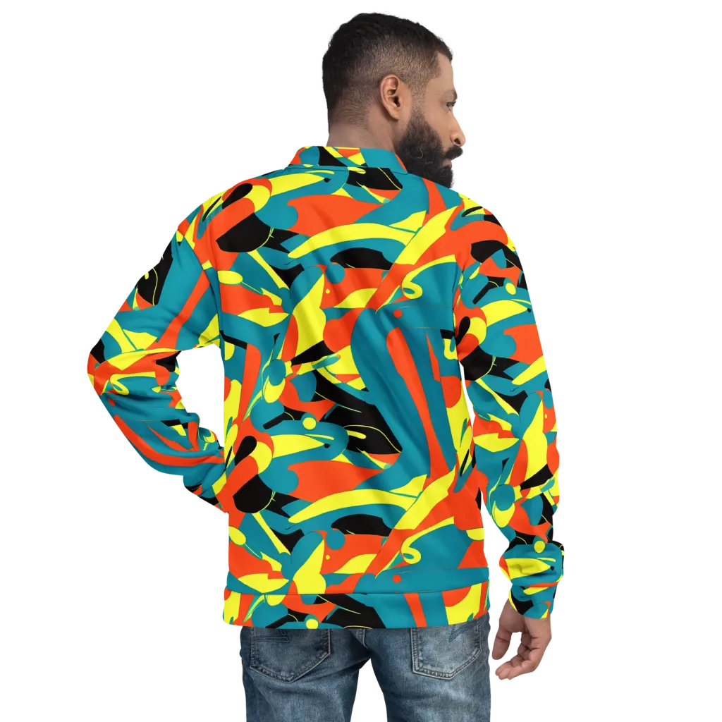 Gerace Jive on Bomber Jacket — Back