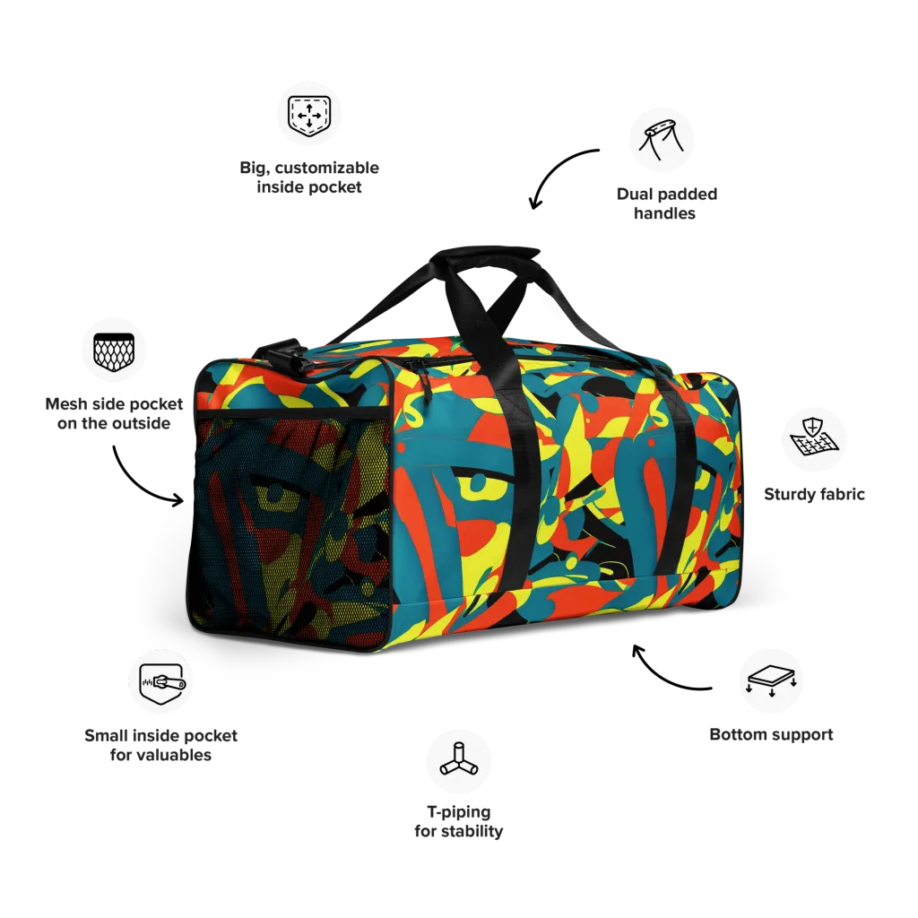 Gerace Jive on Duffle Bag — Right Front