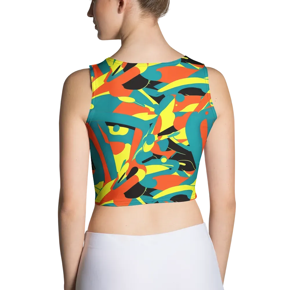 Gerace Jive on Crop Top — Back