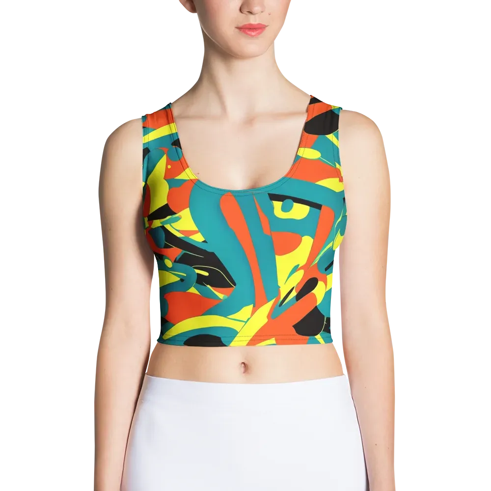 Gerace Jive on Crop Top — Front