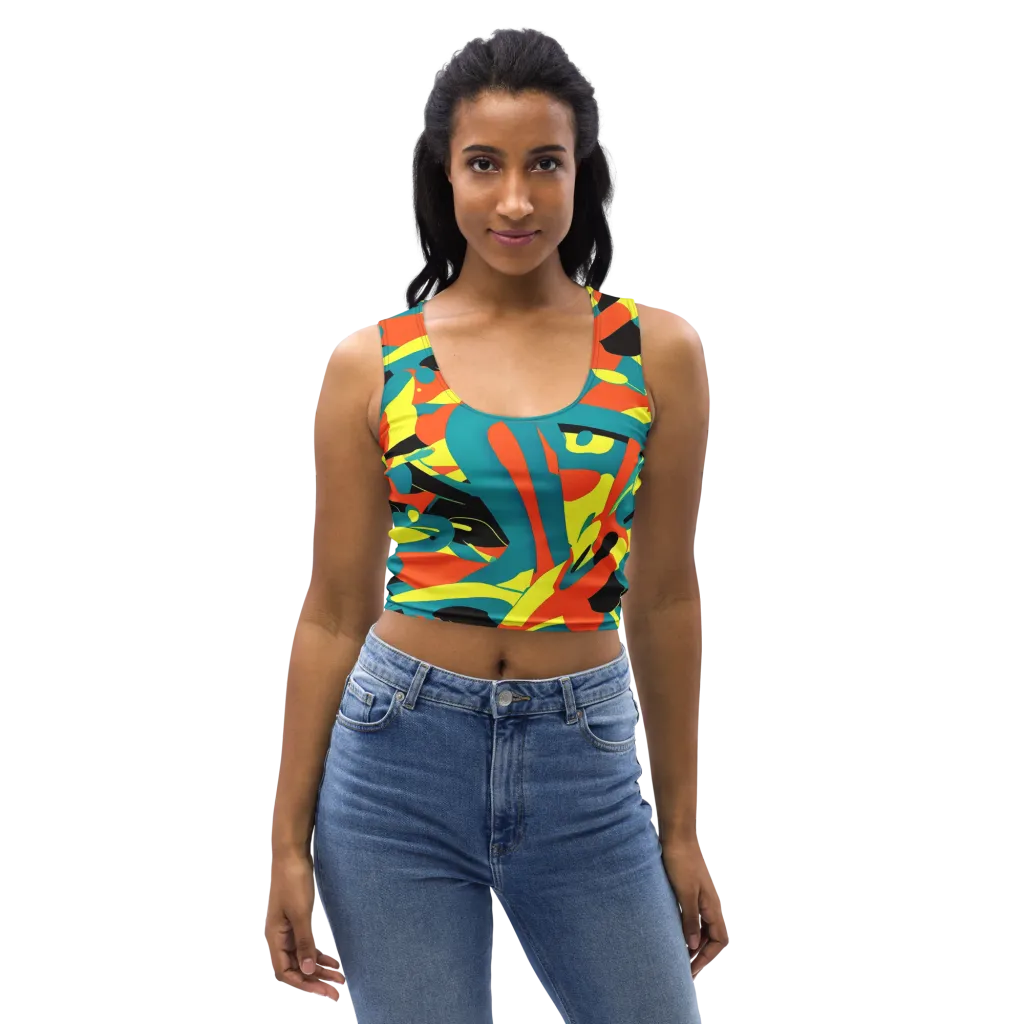Gerace Jive on Crop Top — Front