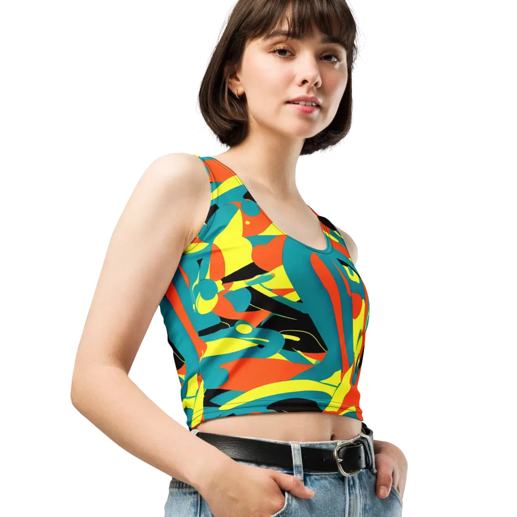 Gerace Jive on Crop Top — Right Front