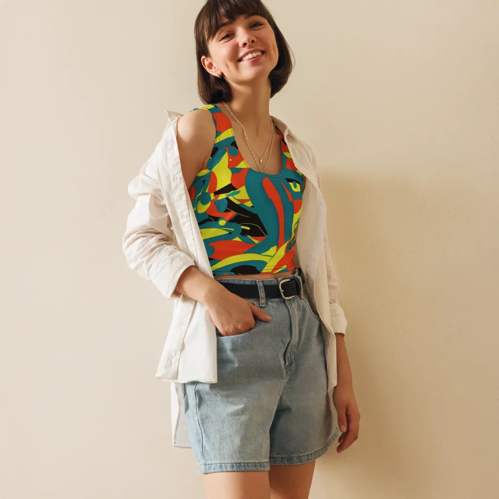 Gerace Jive on Crop Top — Front