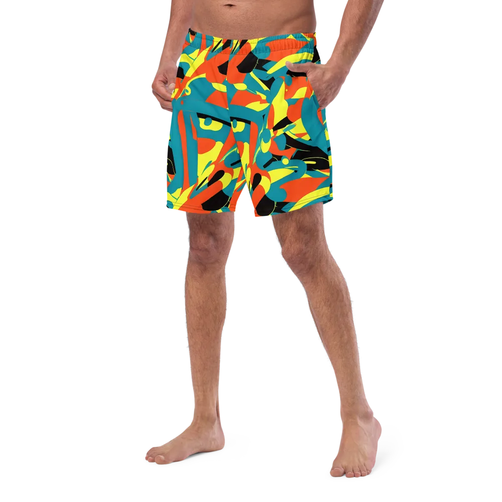Gerace Jive on Swim Trunks — Left Front