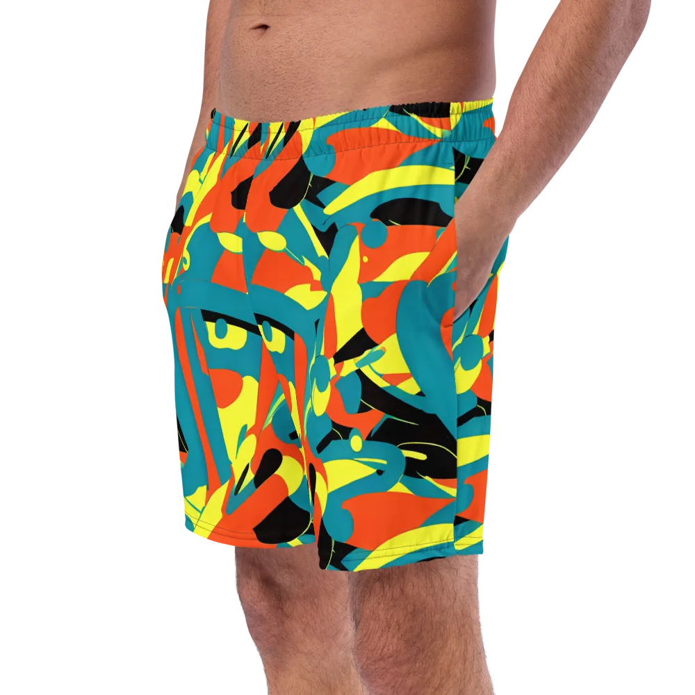 Gerace Jive on Swim Trunks — Left Front