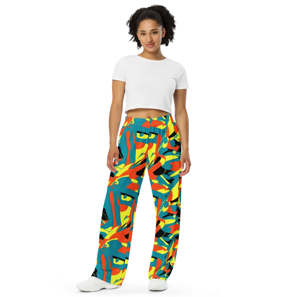Gerace Jive on Wide-Leg Pants — Front
