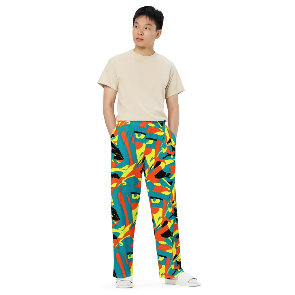 Gerace Jive on Wide-Leg Pants — Front