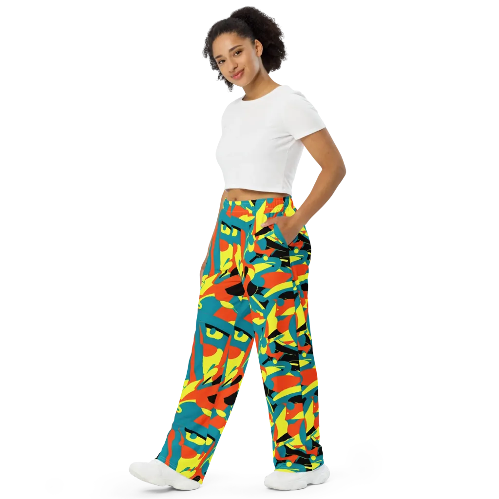 Gerace Jive on Wide-Leg Pants — Left Front