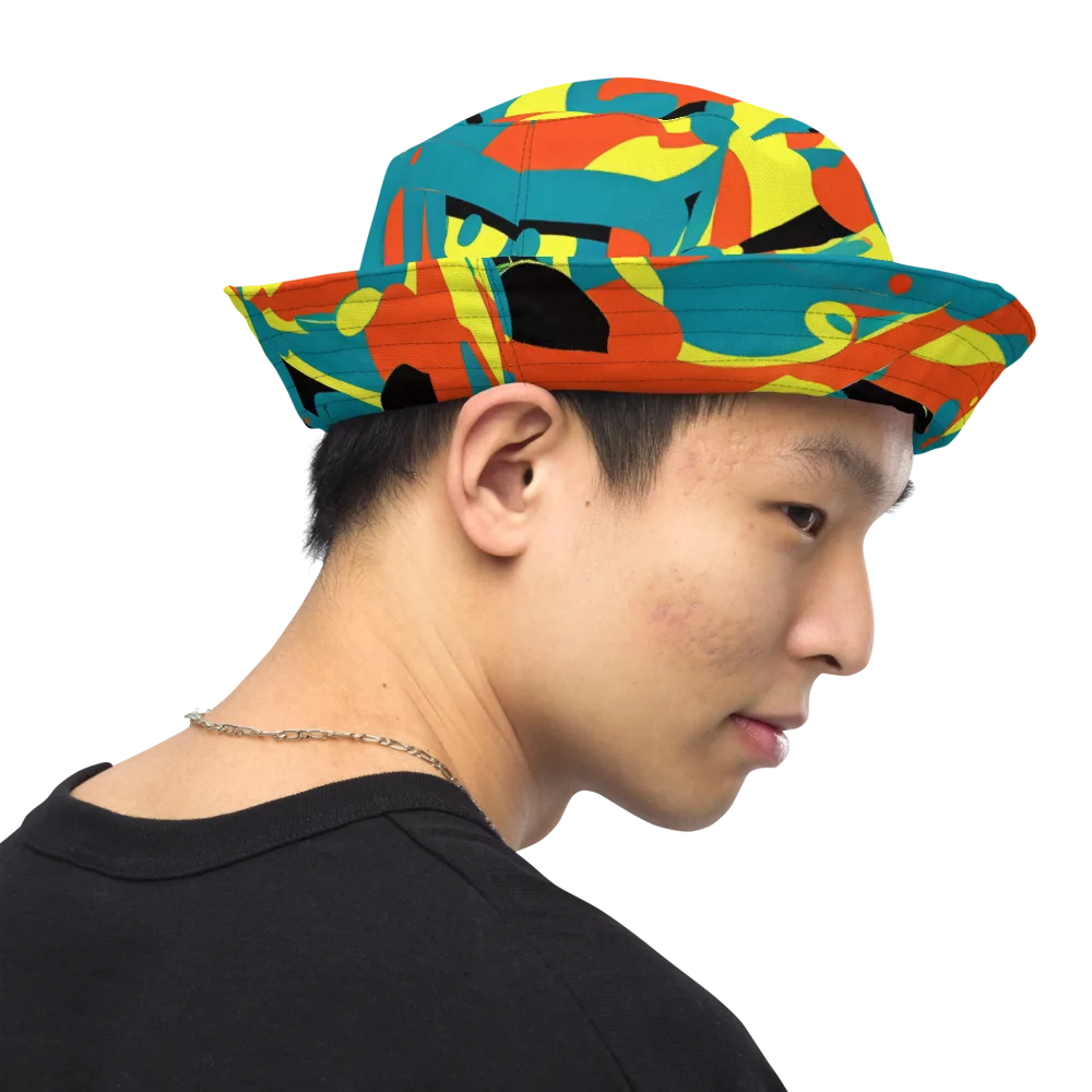 Gerace Jive on Reversible Bucket Hat — Right Outside