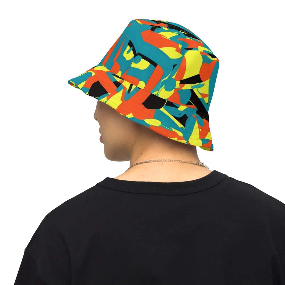 Gerace Jive on Reversible Bucket Hat — Back Inside