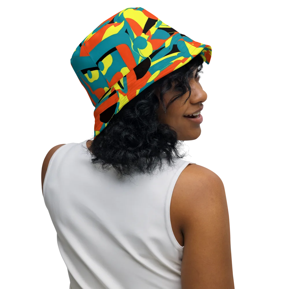 Gerace Jive on Reversible Bucket Hat — Right Outside