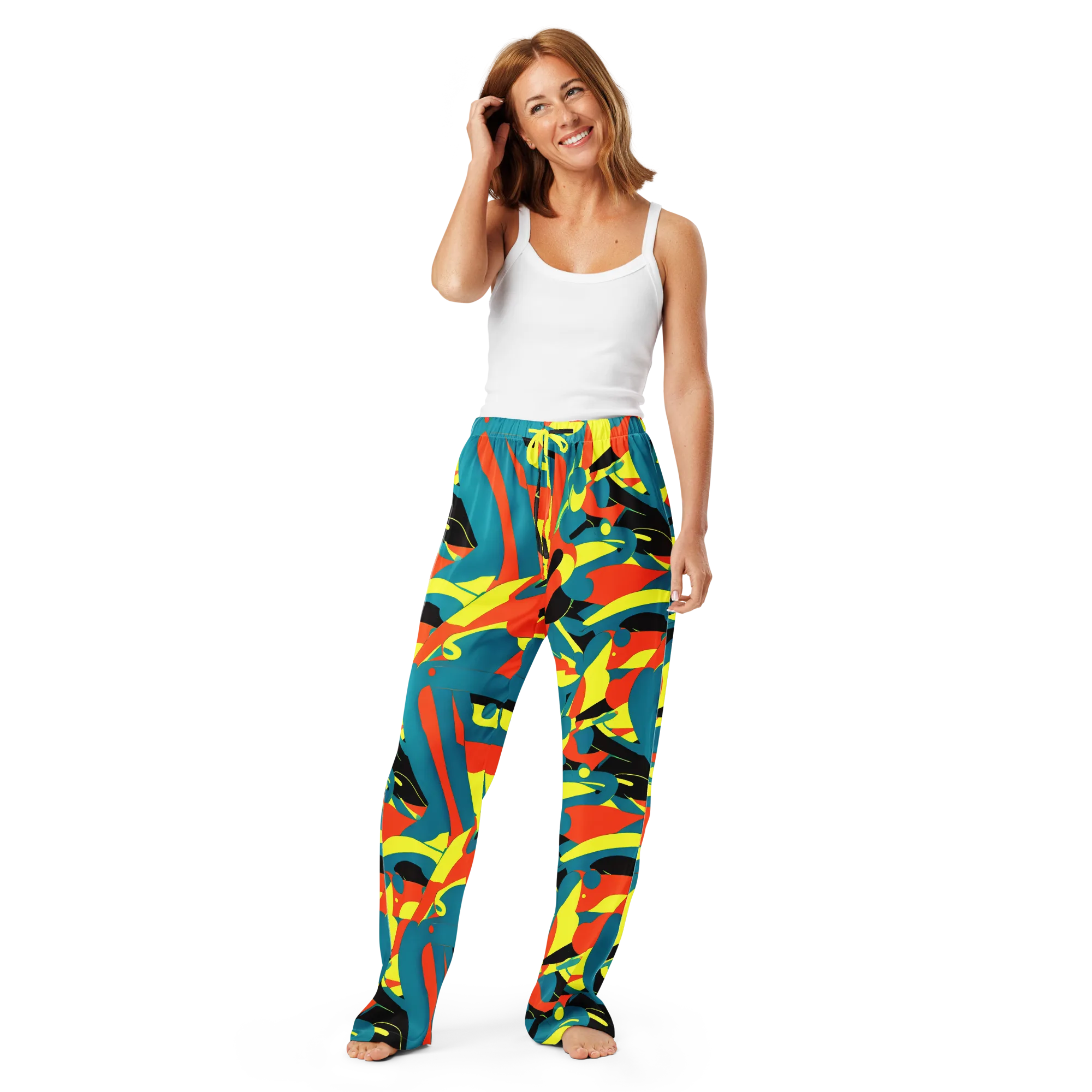 Gerace Jive on Women's Pajama Pants — Front