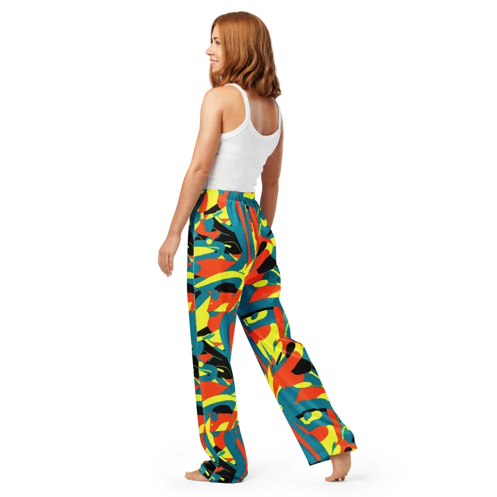 Gerace Jive on Women's Pajama Pants — Back