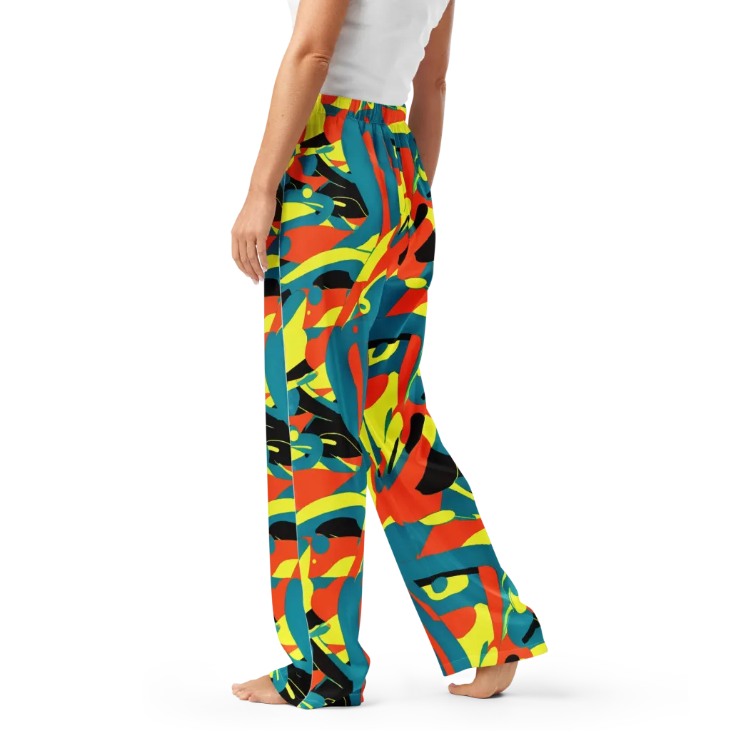 Gerace Jive on Women's Pajama Pants — Left