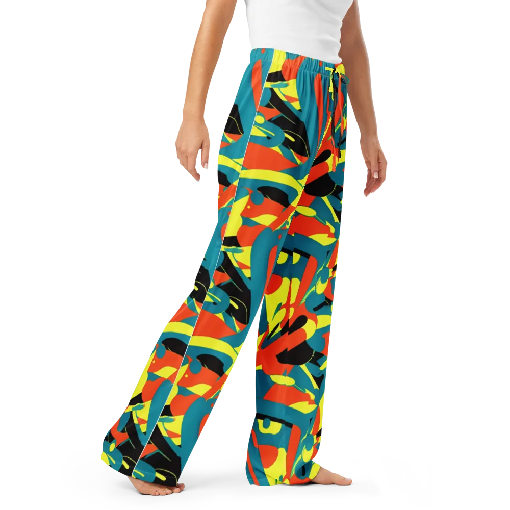Gerace Jive on Women's Pajama Pants — Right Front