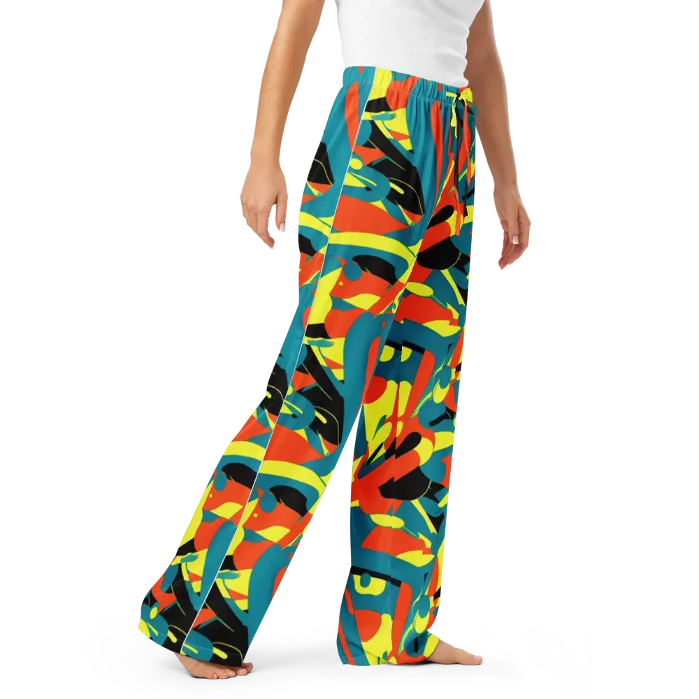 Gerace Jive on Women's Pajama Pants — Right Front