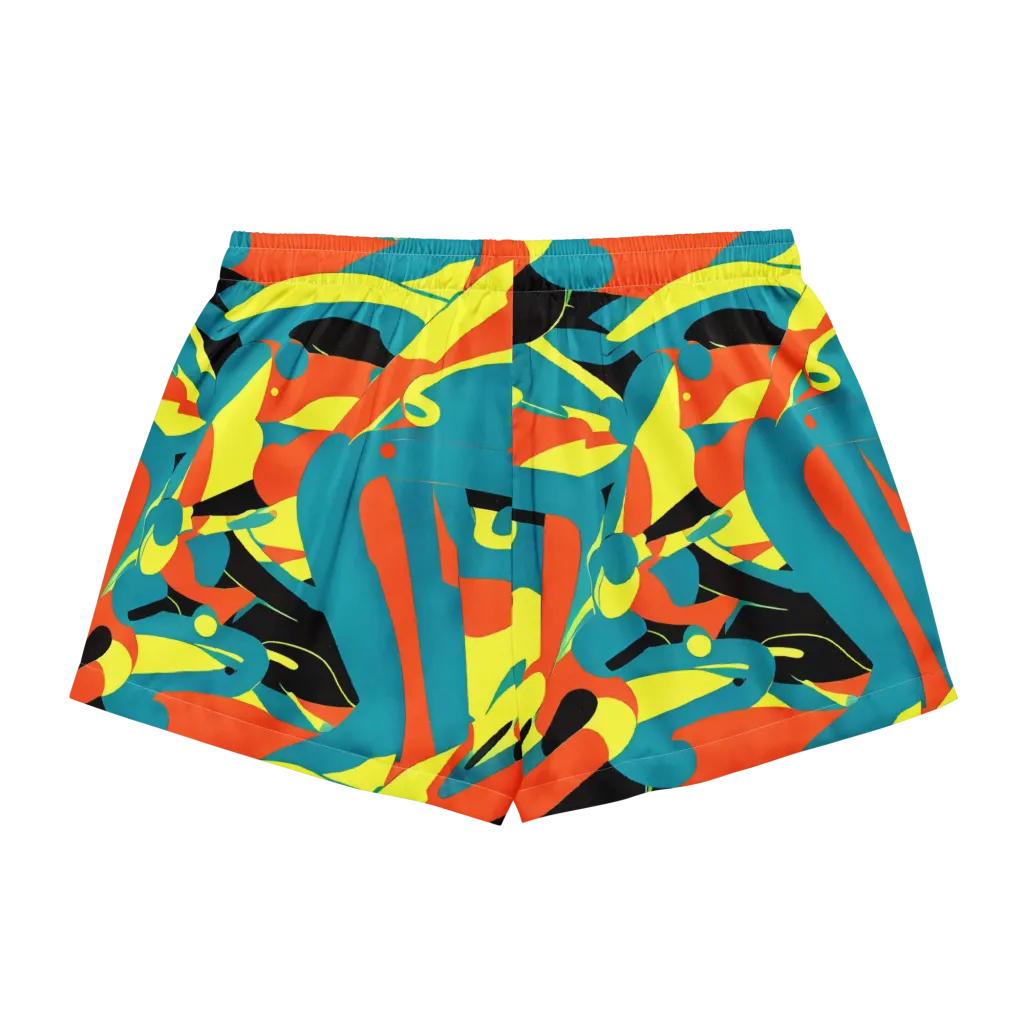Gerace Jive on Women's Pajama Shorts — Back