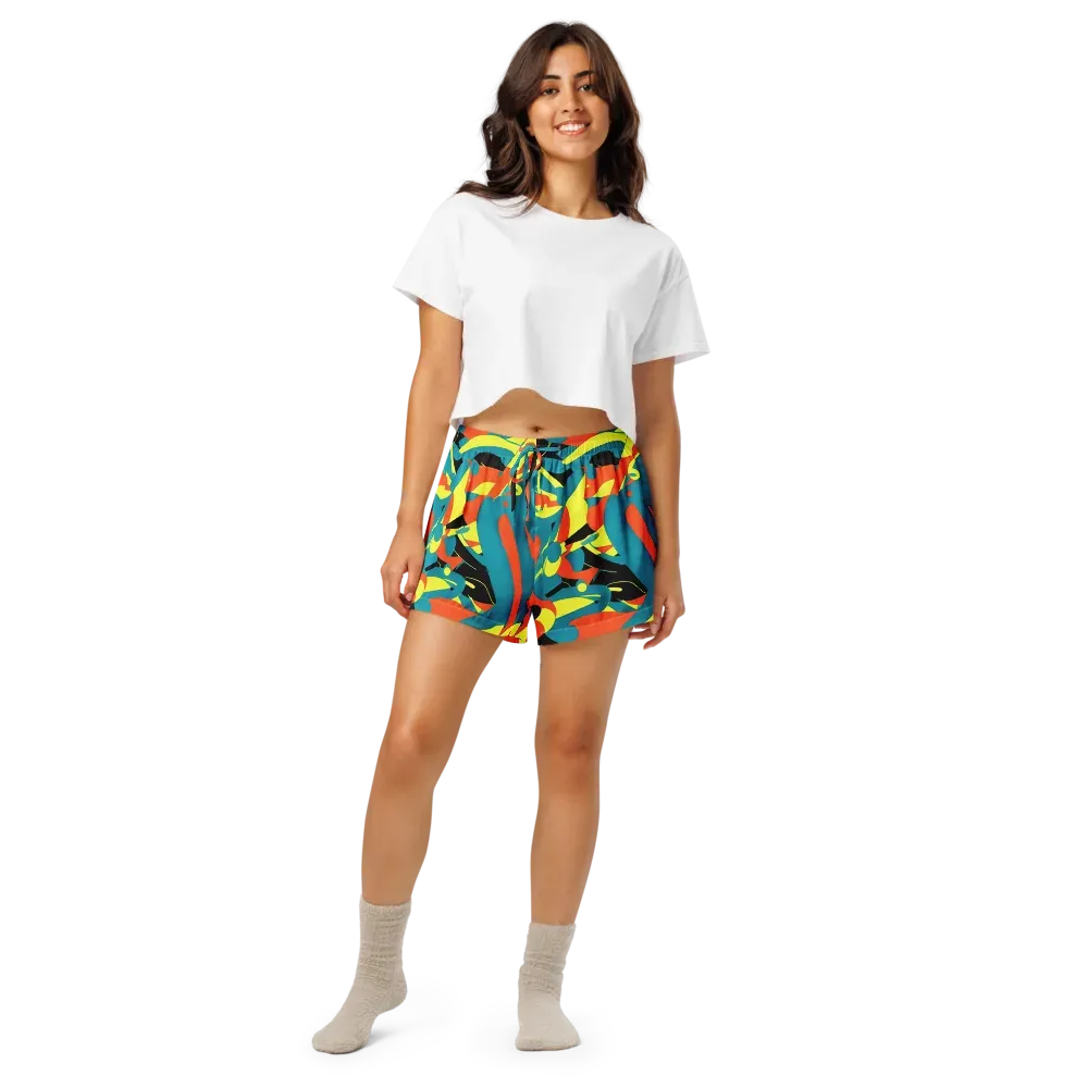 Gerace Jive on Women's Pajama Shorts — Front