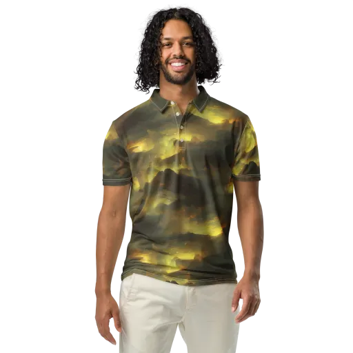 Crimson Tide on a Men's Slim Fit Polo Shirt