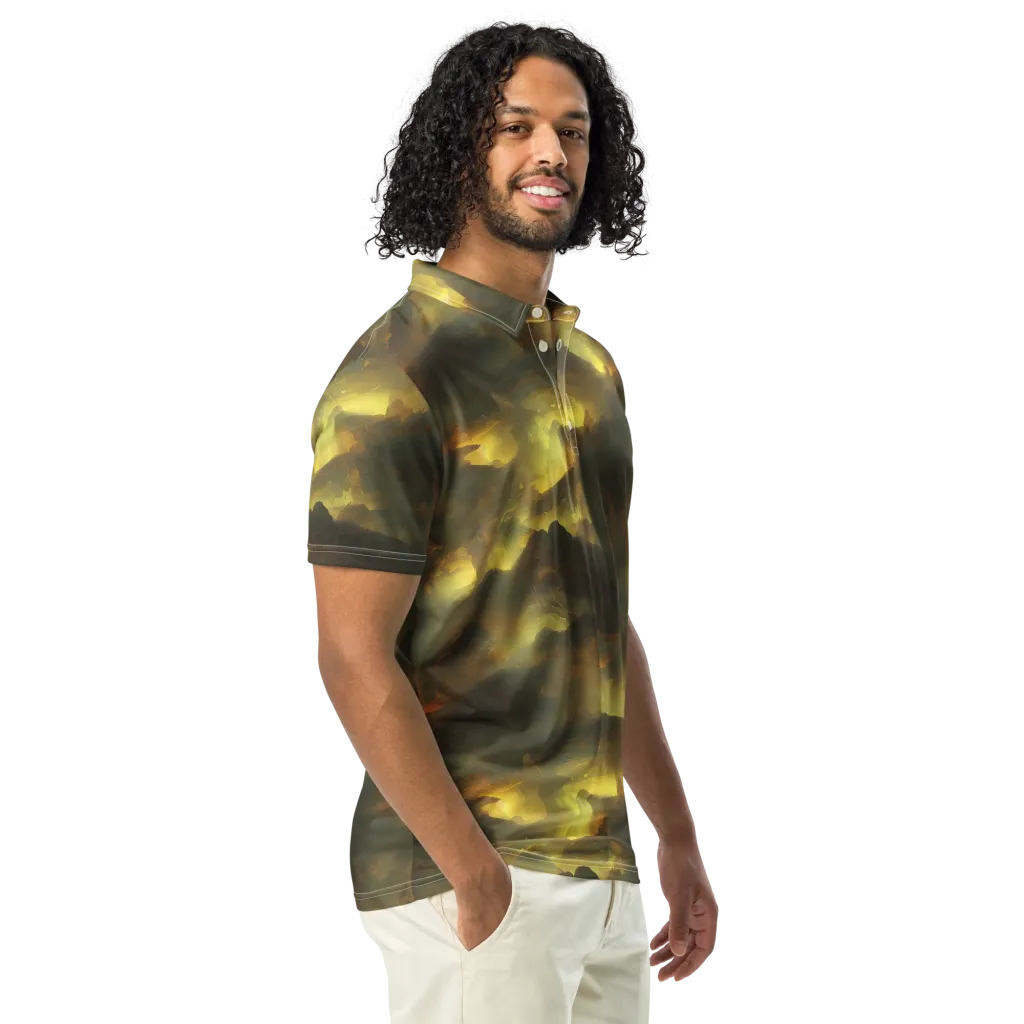 Crimson Tide on Men's Slim Fit Polo Shirt — Right Front