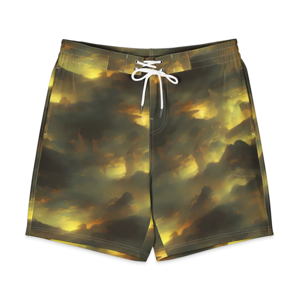 Crimson Tide on Men's Board Shorts — Front