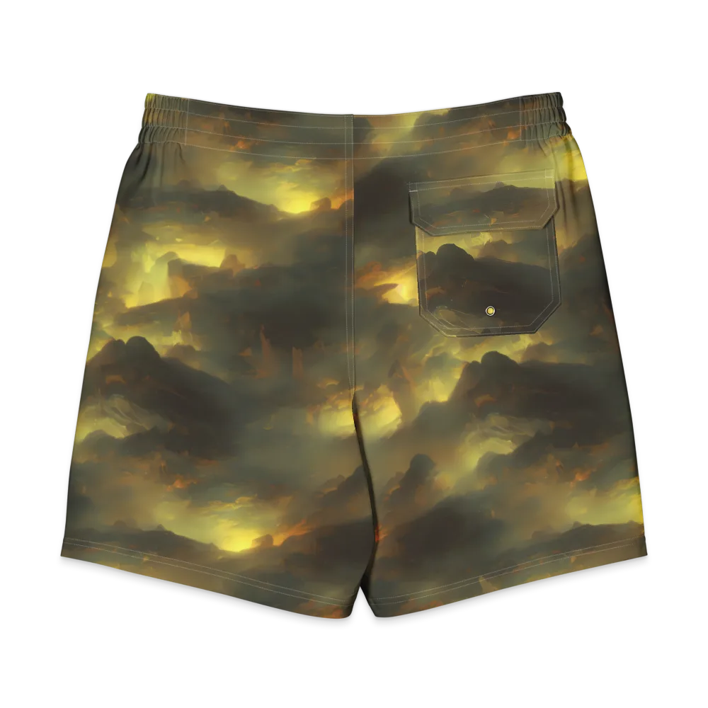 Crimson Tide on Men's Board Shorts — Back