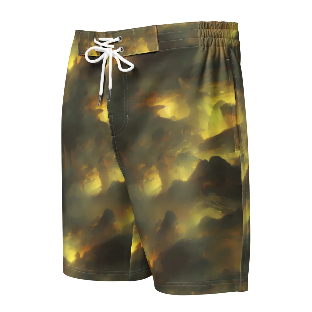 Crimson Tide on Men's Board Shorts — Front