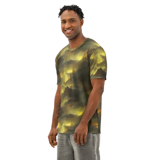 Crimson Tide on a Men's Cotton Crew Neck T-Shirt