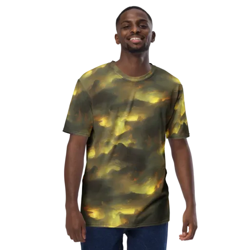 Crimson Tide on a Men's Crew Neck T-Shirt