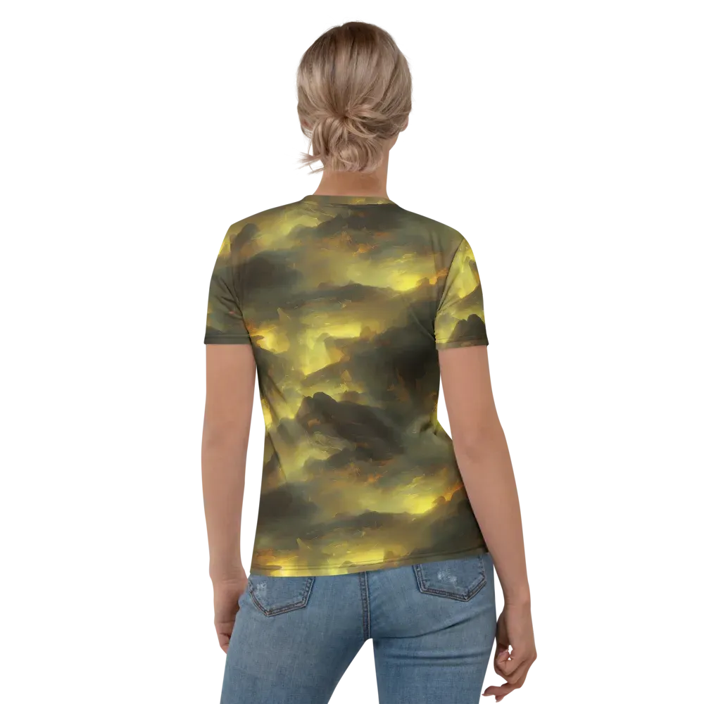 Crimson Tide on Women's Crew Neck T-Shirt — Back