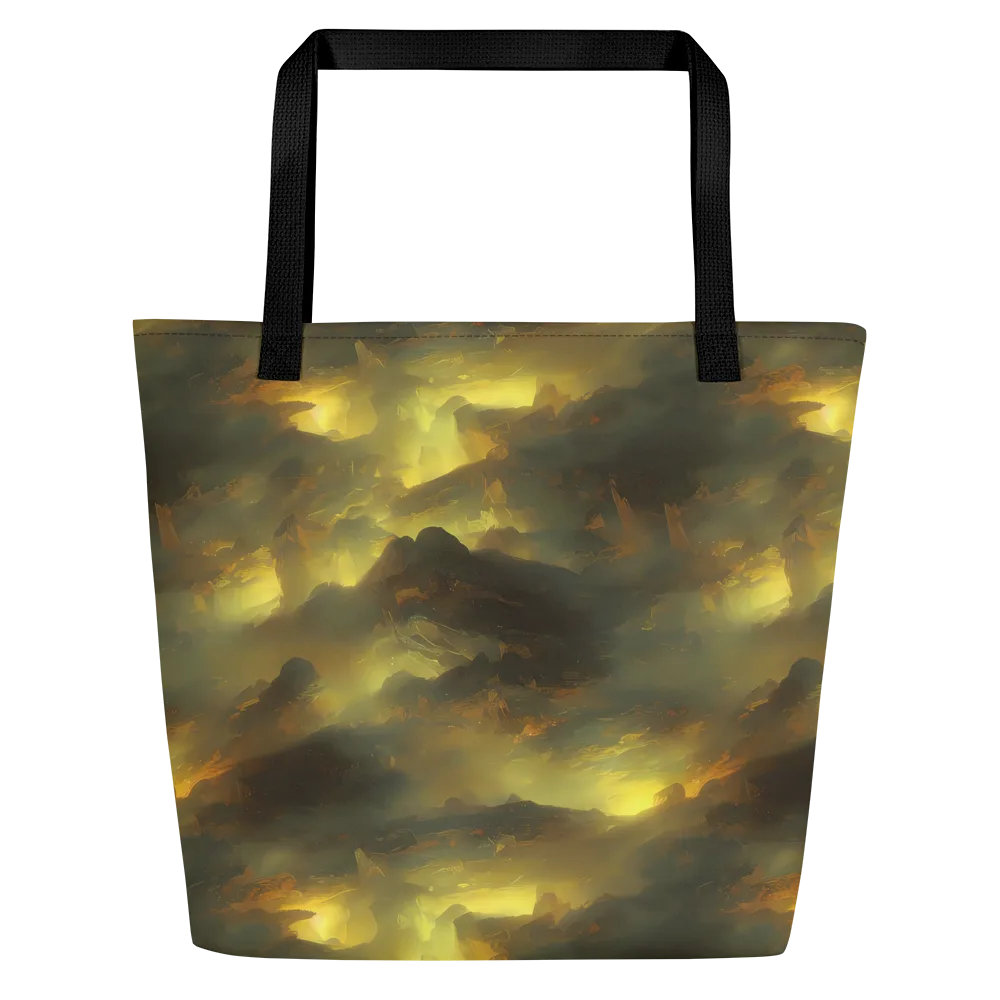 Crimson Tide on Large Tote Bag W/ Pocket — Front