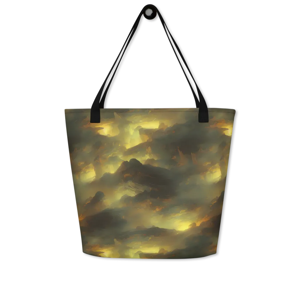 Crimson Tide on Large Tote Bag W/ Pocket — Front