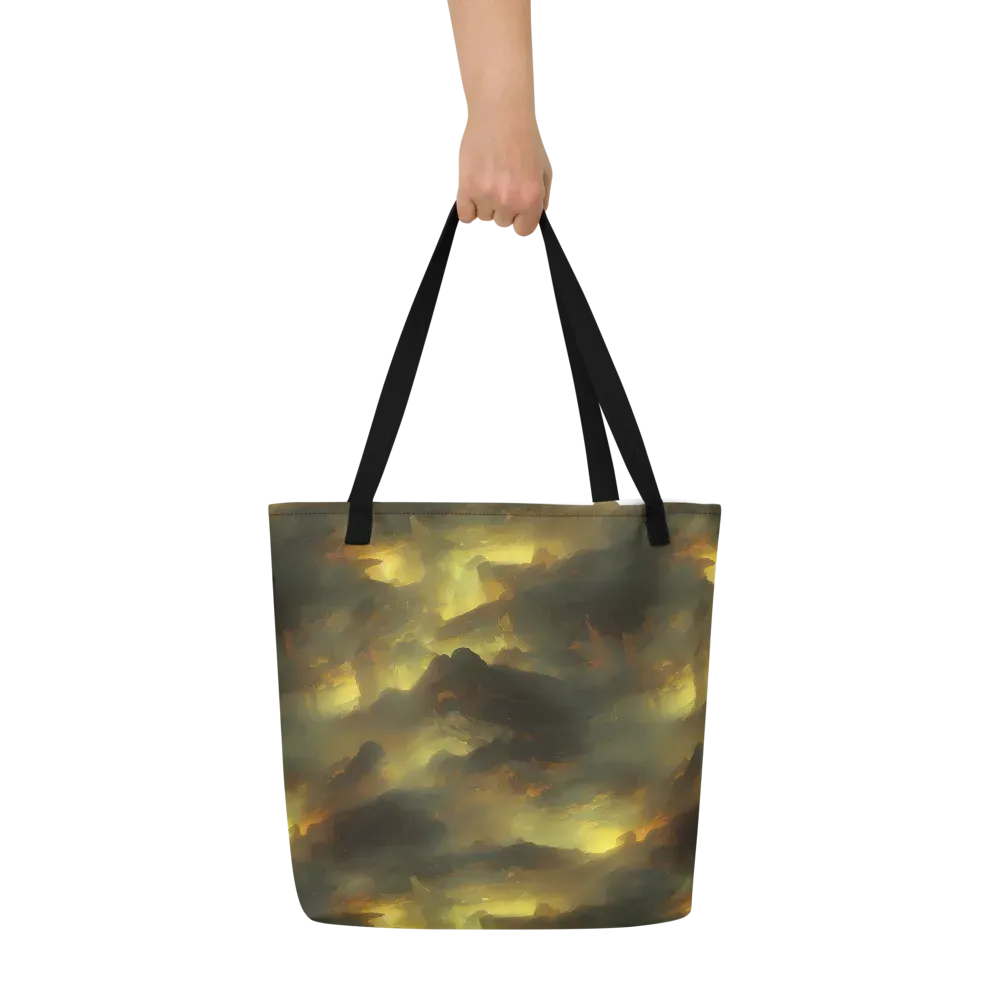 Crimson Tide on Large Tote Bag W/ Pocket — Front