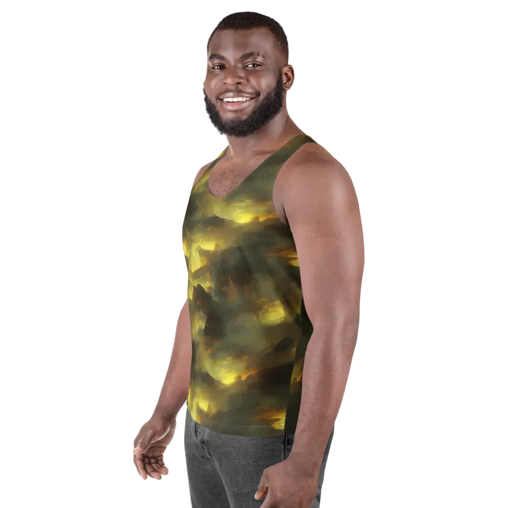 Crimson Tide on Men's Tank Top — Left Front