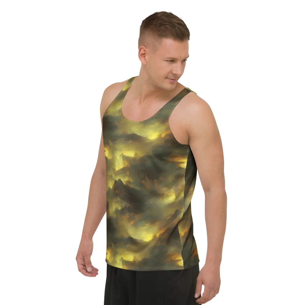 Crimson Tide on Men's Tank Top — Left Front