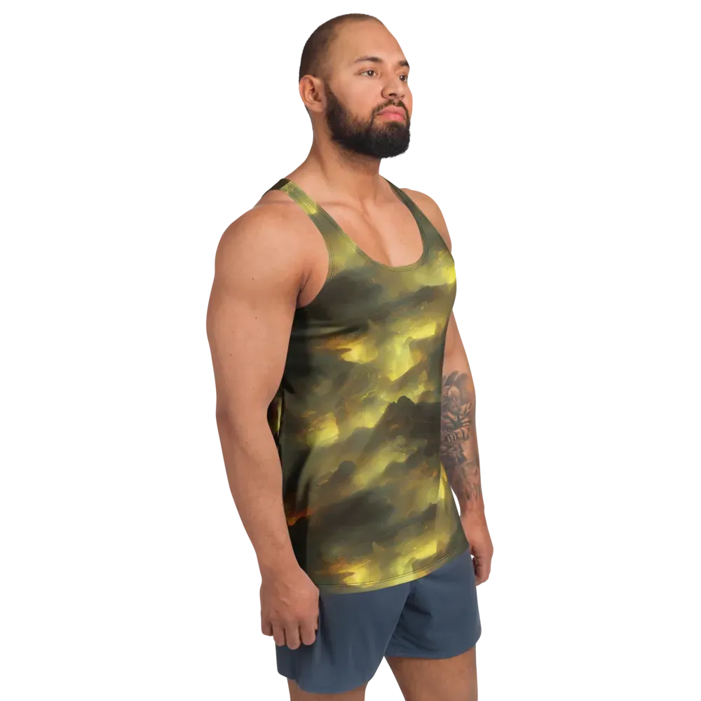 Crimson Tide on Men's Tank Top — Right Front