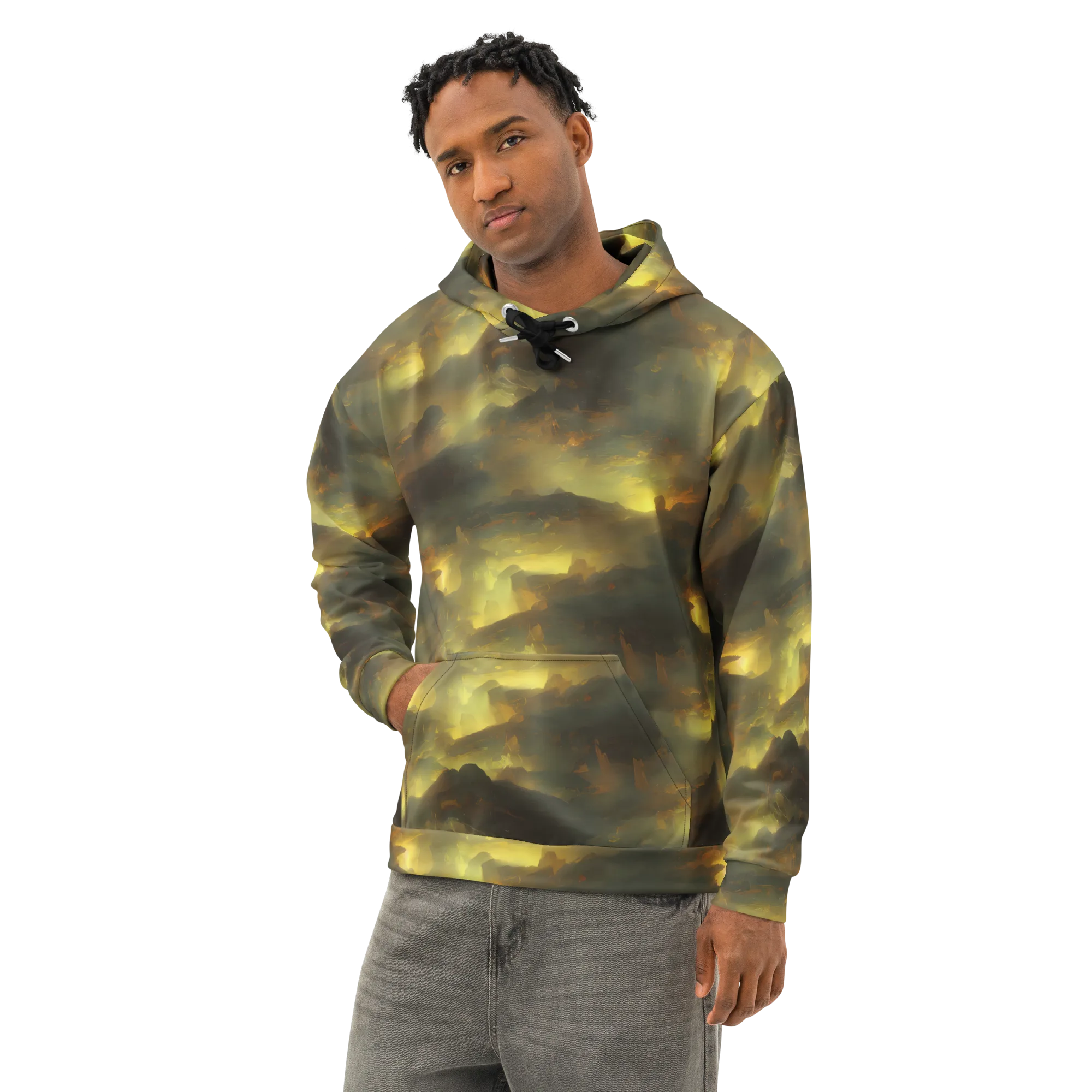 Crimson Tide on Cotton Hoodie — Left Front