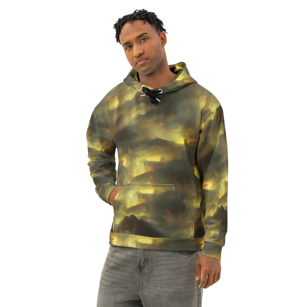 Crimson Tide on Cotton Hoodie — Left Front