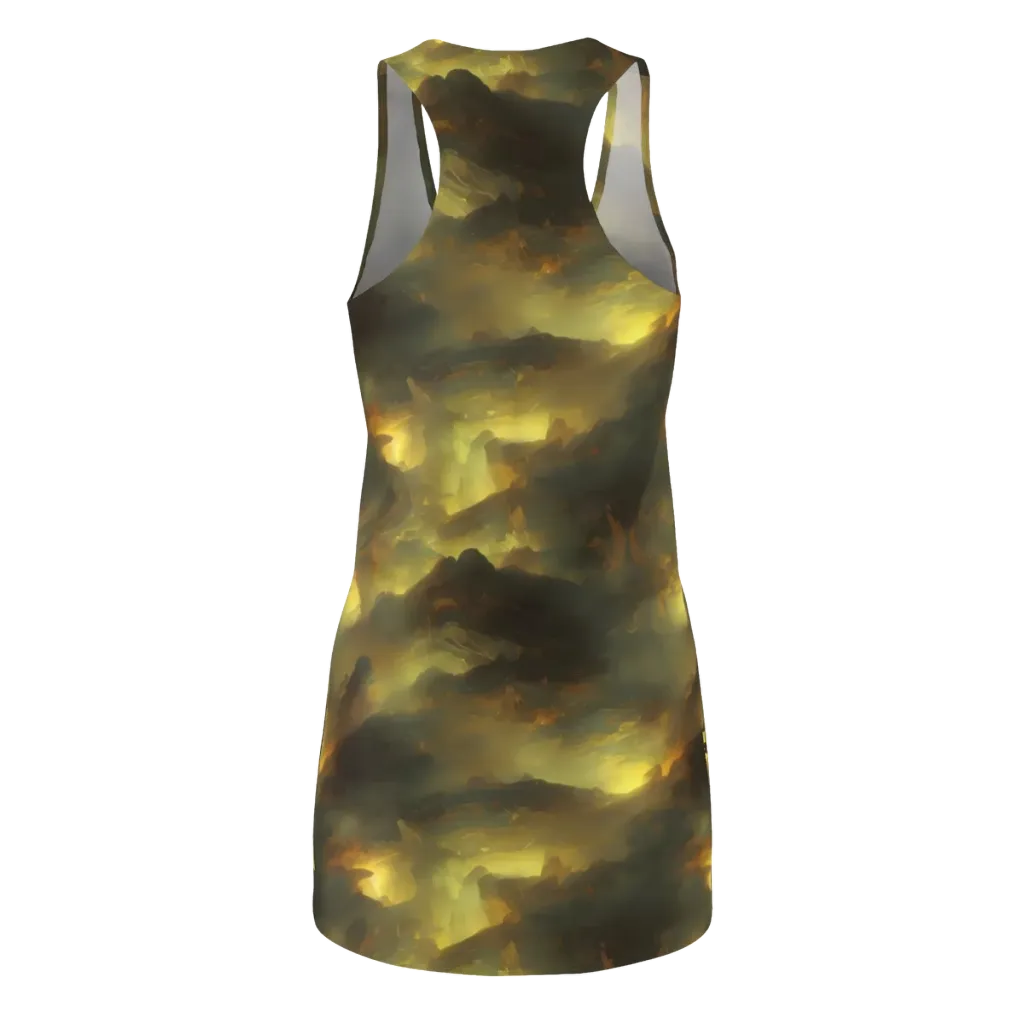 Crimson Tide on Racerback Dress — Back